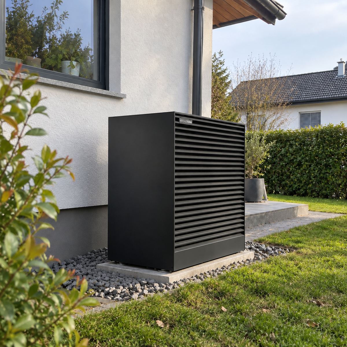 KRONOTERM ADAPT 2 M Luft/Wasser-Wärmepumpe bei einem Wohngebäude im Kanton Aargau